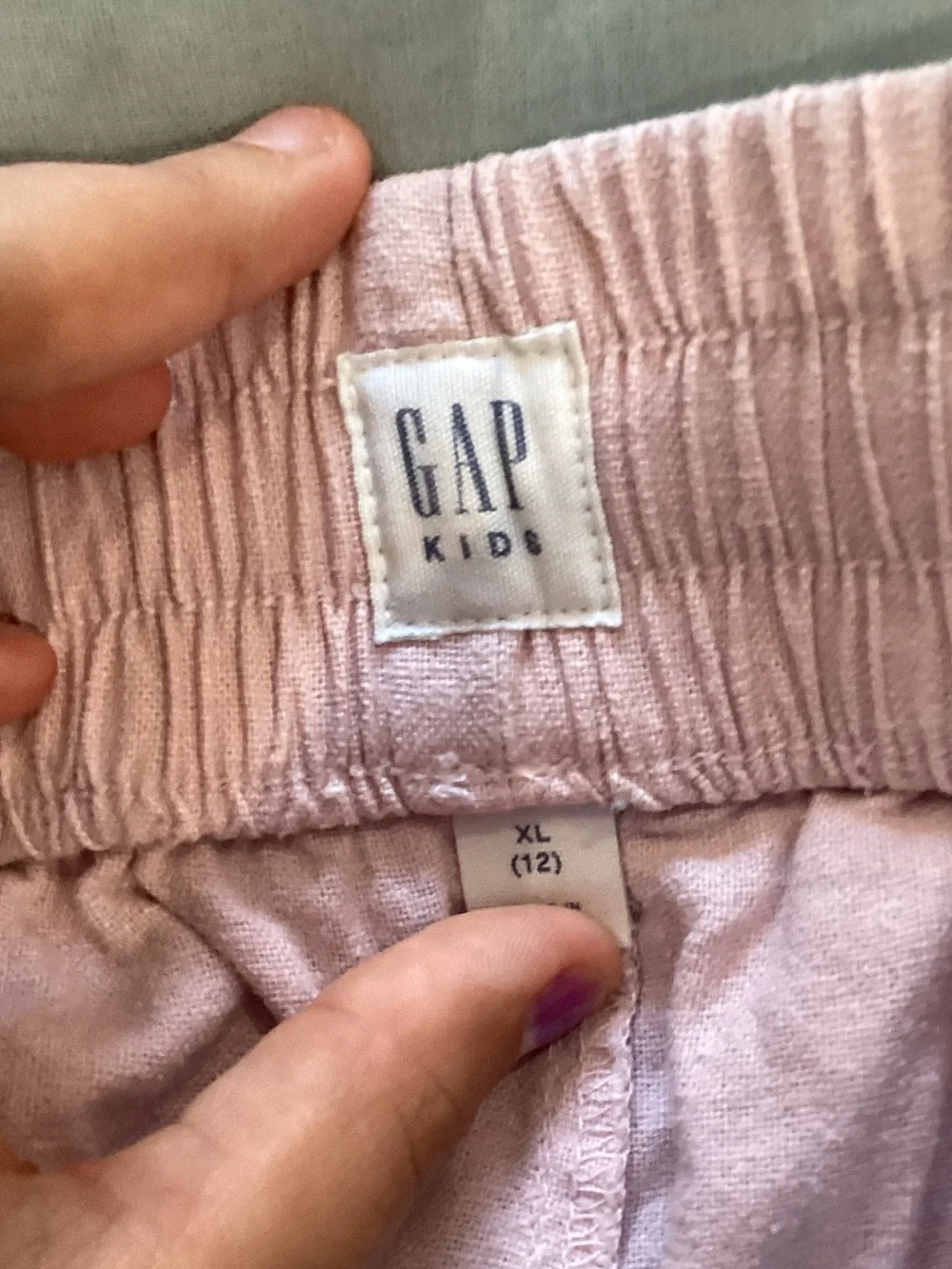 GAP Women's Light Pink Athletic Lounge Shorts with Drawstring